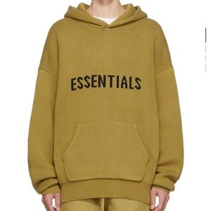 Essentials Khaki Kint Hoodie